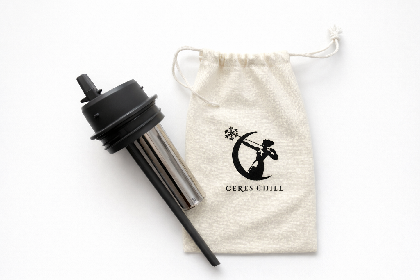 Chiller straw top and infuser